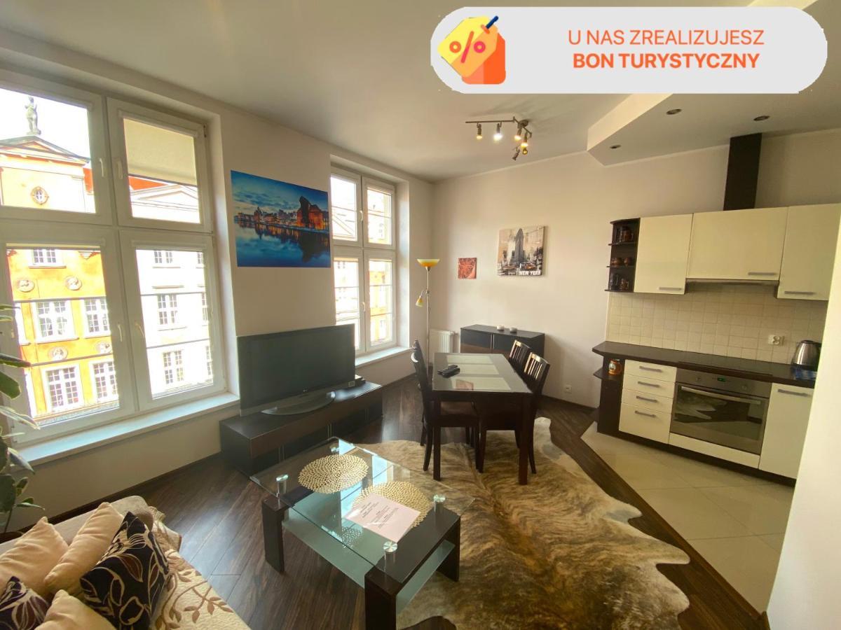 Gdanskie Apartamenty - Apartamenty - Dluga Z Widokiem Na Ratusz I Nad Motlawa מראה חיצוני תמונה